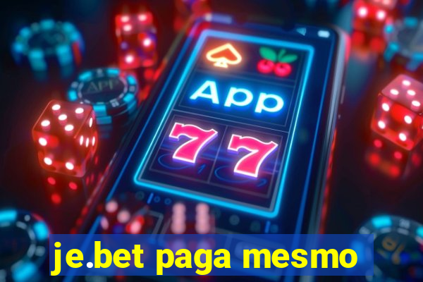 je.bet paga mesmo